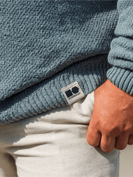 Hemp-cotton sweater - Gray