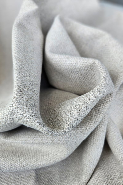 NATURAL hemp-cotton - fabric 50/50 - PANAMA weave (1 m)