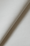 WHITE cotton-hemp fabric - FLAT weave  (1 m)