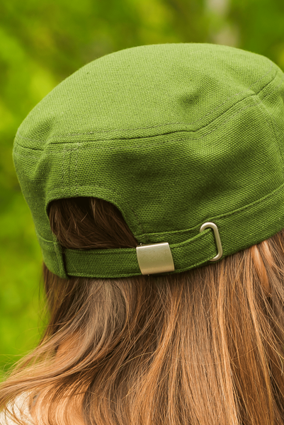 Cotton-hemp patrol cap (green)