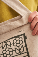 Cotton-hemp bag "ZIELENINA" - KOMBINAT x PTNS