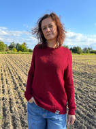Sweter Polskie Konopie Bordowy