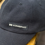 Low cotton-hemp baseball cap black