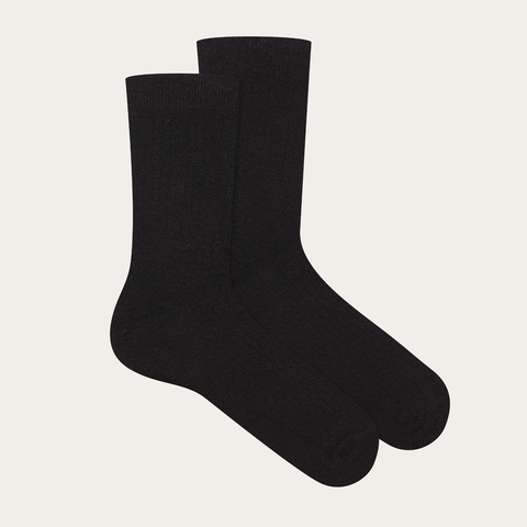 Hemp-cotton socks (black)