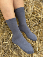 Hemp-cotton socks gray
