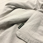 Cotton and hemp comforter cover 140x200 cm natural color