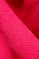 RED cotton-hemp fabric - FLAT weave (3 m)