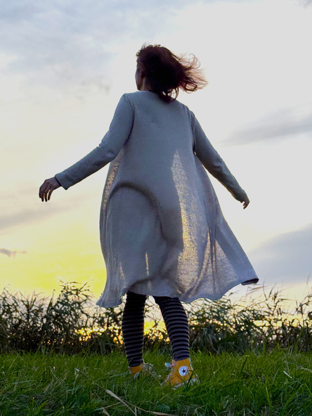 Polish Hemp Women's Long Cardigan