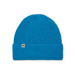 Hemp-cotton beanie with a small logo (turquoise)