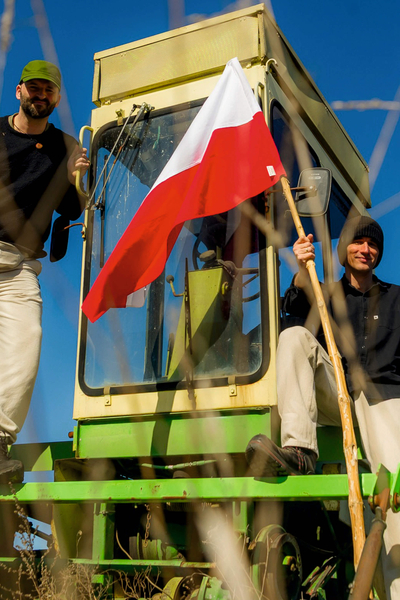 Cotton-hemp Polish flag