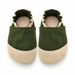 Children's Slippers Polish Hemp Barefoot Green
