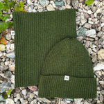 Neck warmer Polish Hemp - olive green