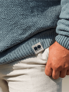 Hemp-cotton sweater - Gray