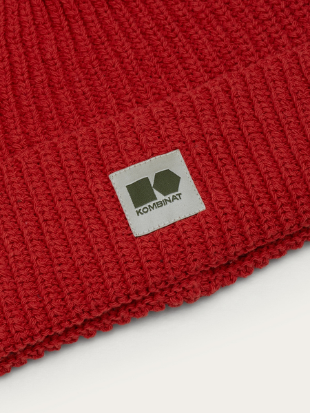 Hemp-cotton beanie (redhead)