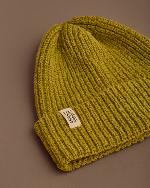 Hemp-cotton beanie (green)