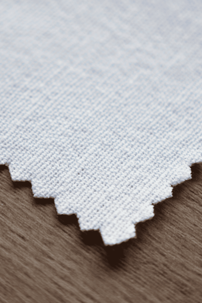 Samples of cotton and hemp fabrics