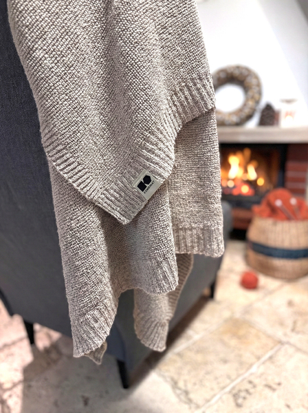 Hemp and cotton blanket 130×180 cm