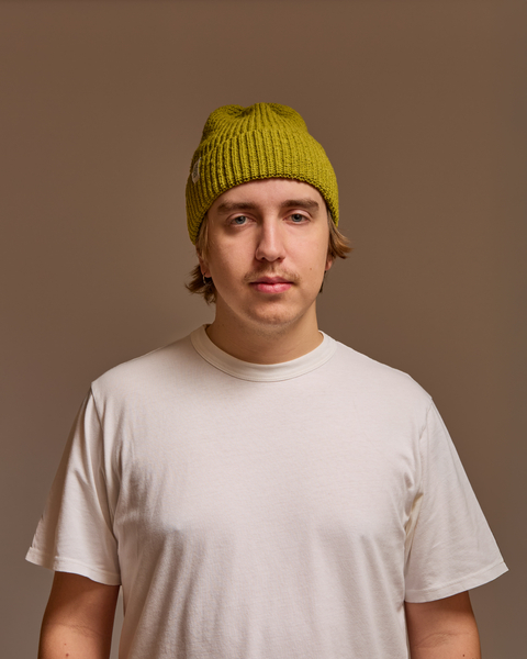 Hemp-cotton beanie (green)