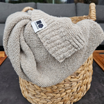 Hemp and cotton blanket 130×180 cm