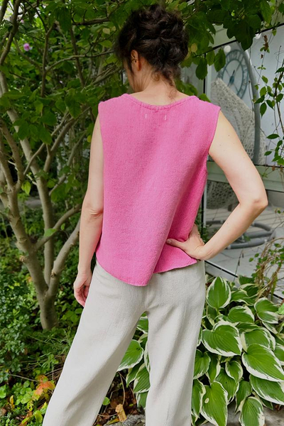 Women's sleeveless top – pink