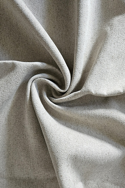 natural hemp-cotton fabric 50/50 - twill weave jeans (1 m)