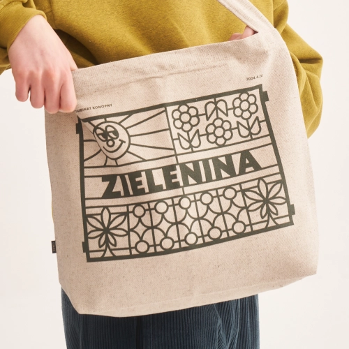 Torba bawełniano-konopna “Zielenina” Kombinat Konopny x PTNS