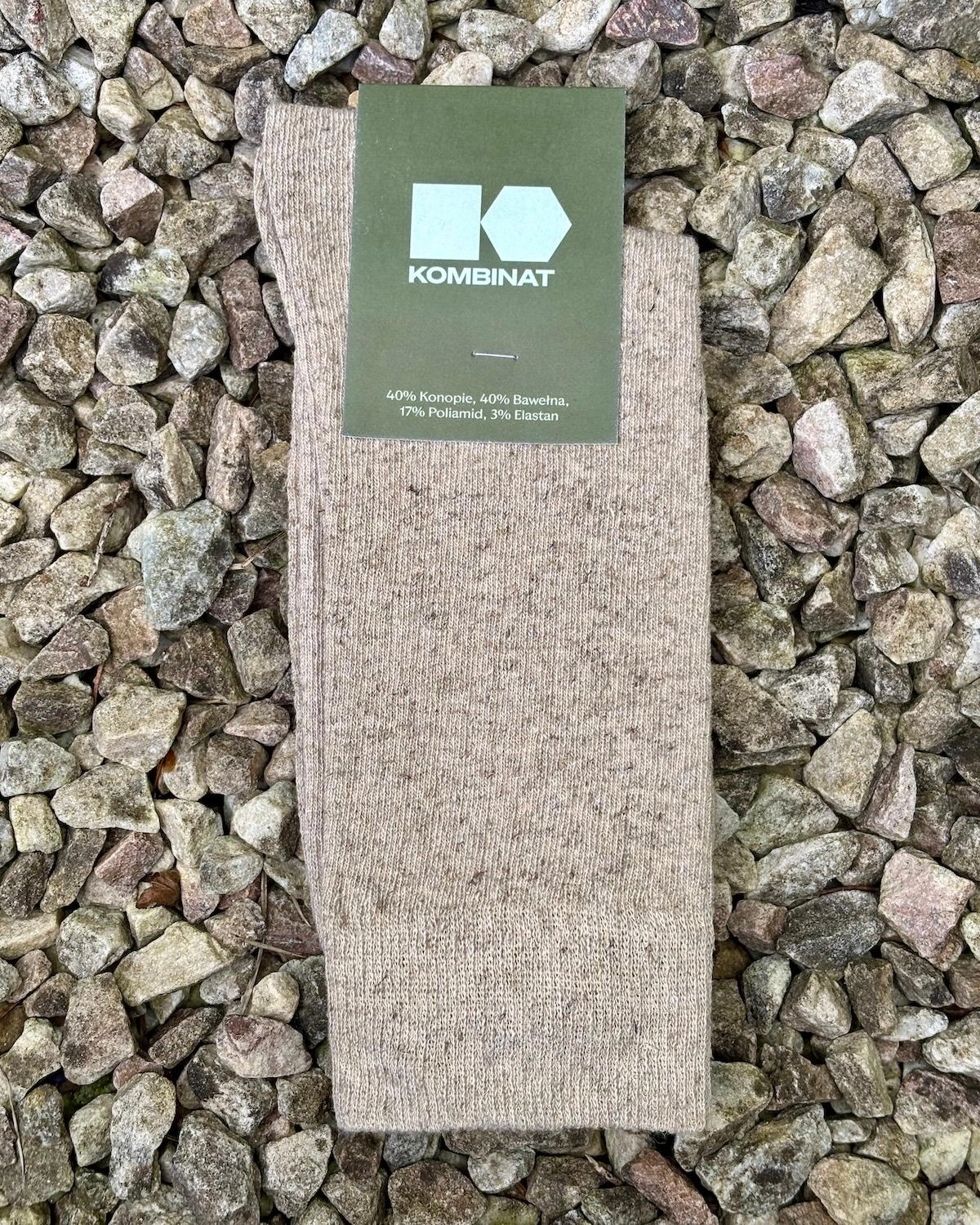 Skarpety konopne-bawełniane (naturalny)